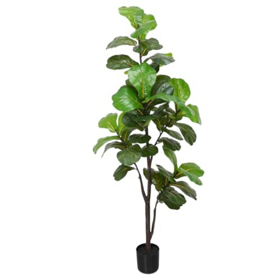 Ficus Lyrata Tree - Artificial Fiddle Leaf Fig Tree 6ft,