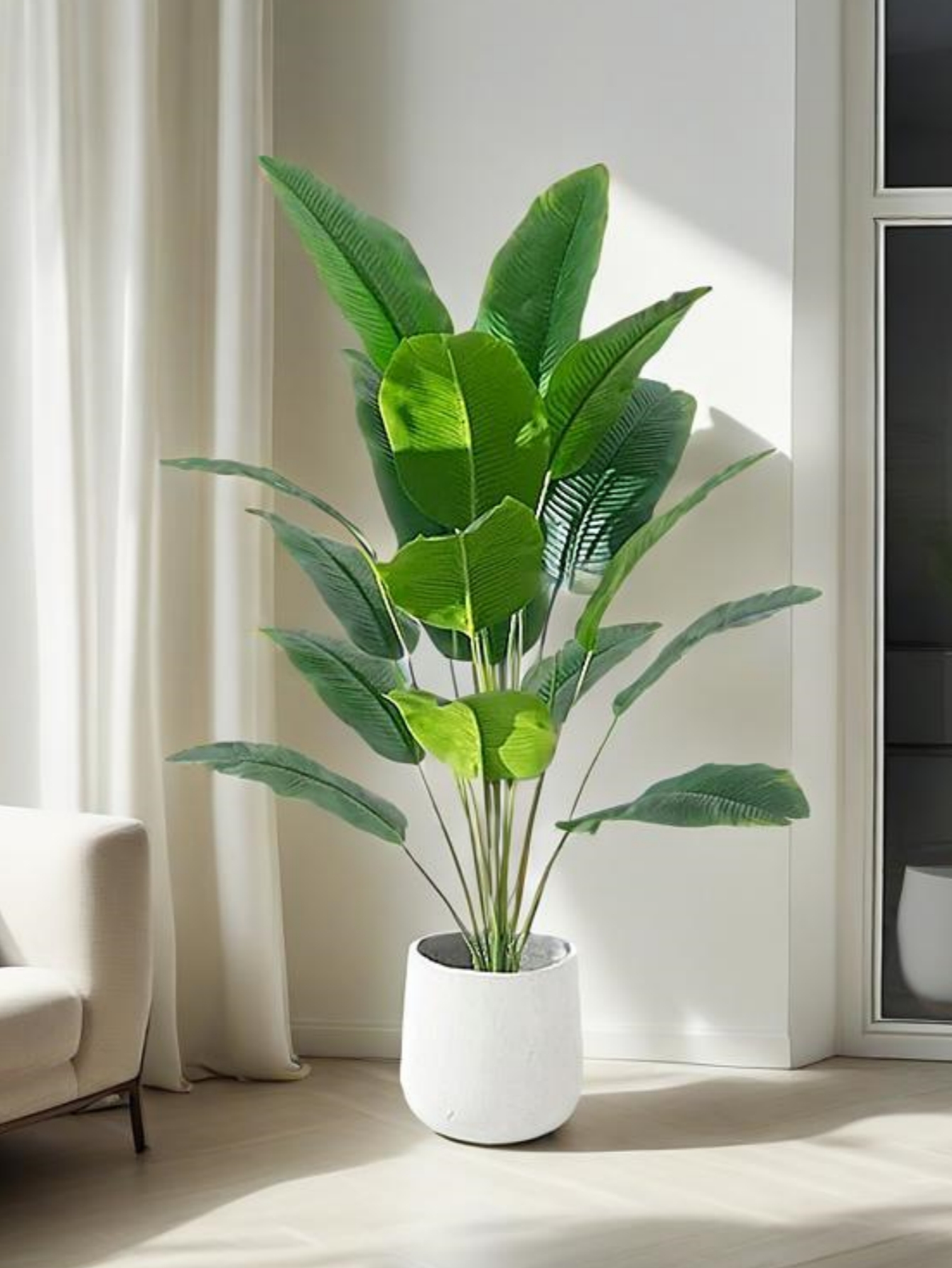 Dracaena Marginata - Artificial Banana Tree Fake Bird of
