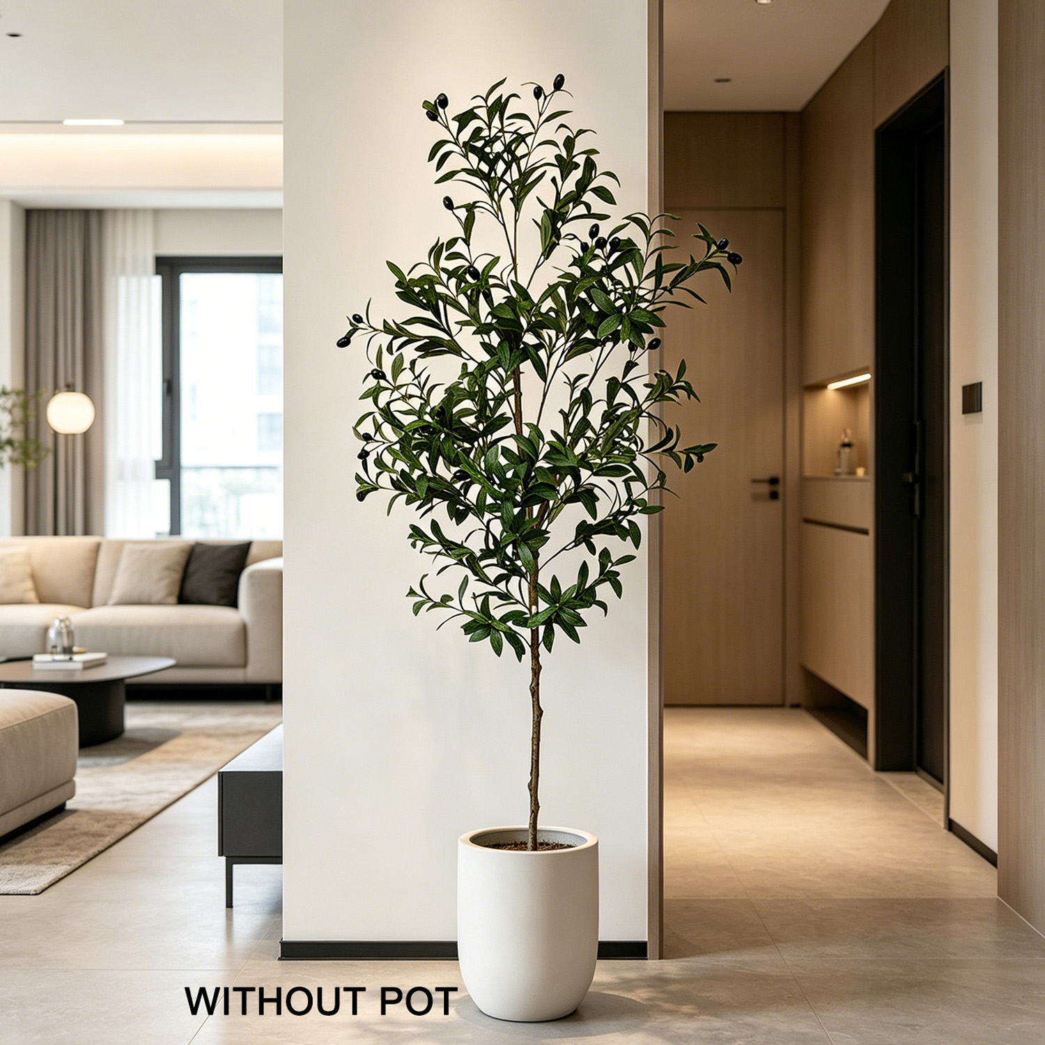 Dracaena Marginata - 120-180cm/5.9ft Artificial Olive Tree plant indoor