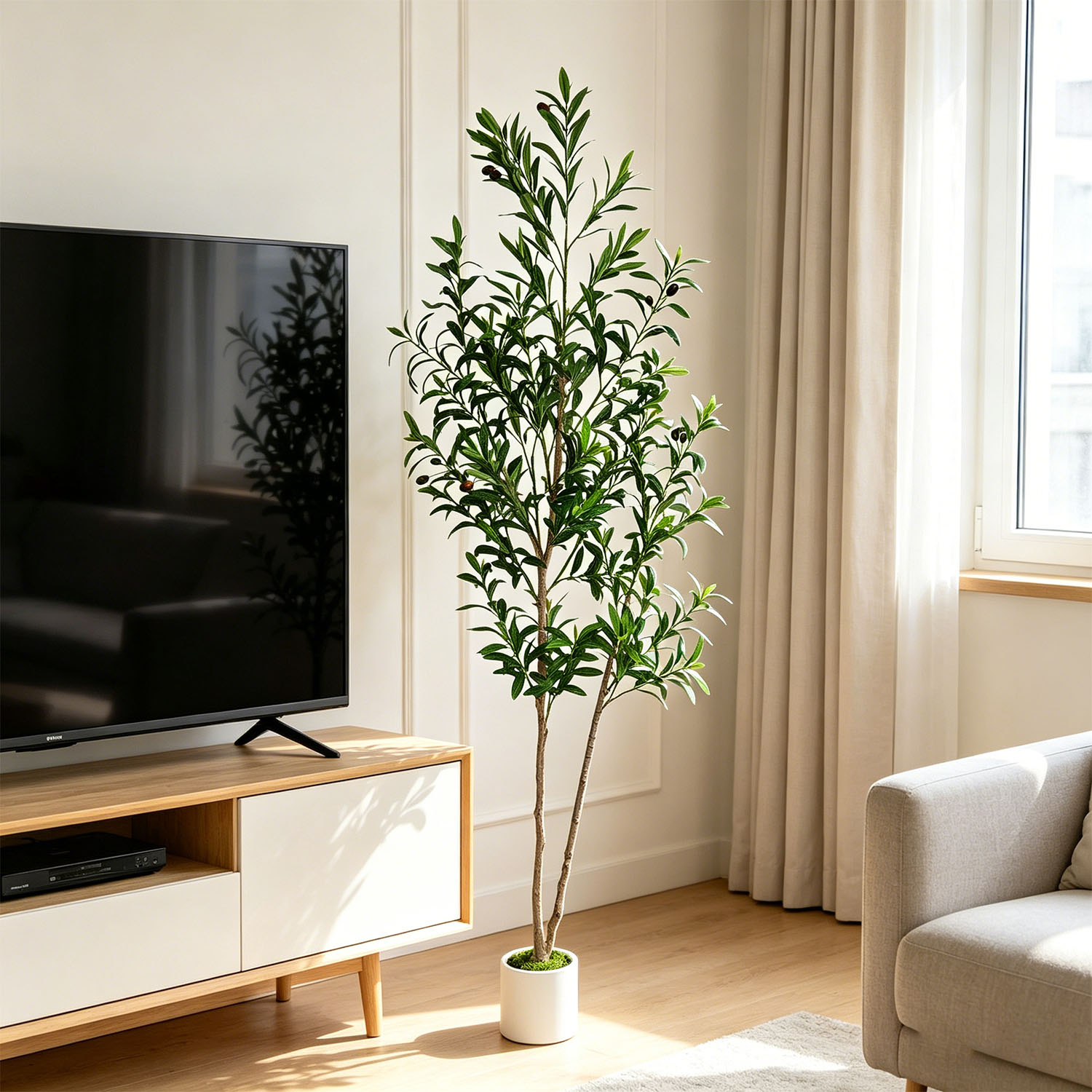 145Cm-175Cm/5.7Ft Artificial O - Dracaena Marginata incelemesi ve fiyatı