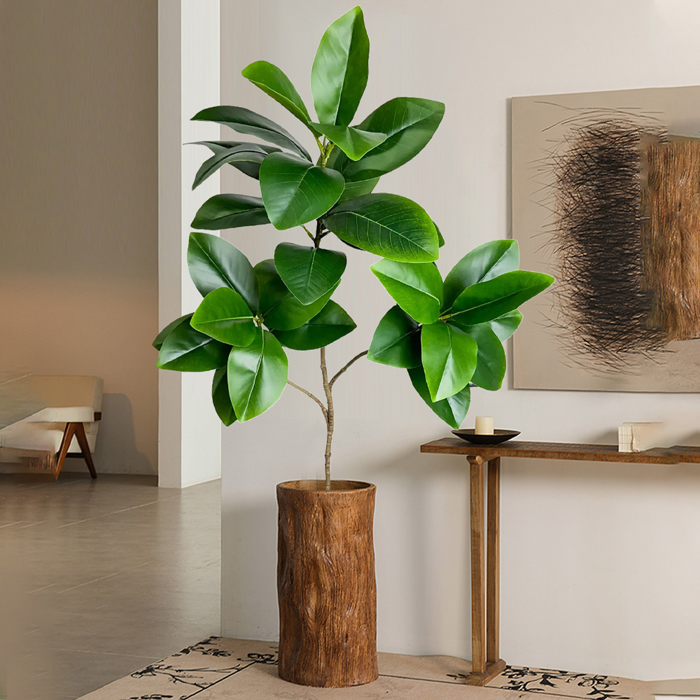 74-140cm Artificial Rubber Tre - Ficus Lyrata Tree incelemesi ve fiyatı