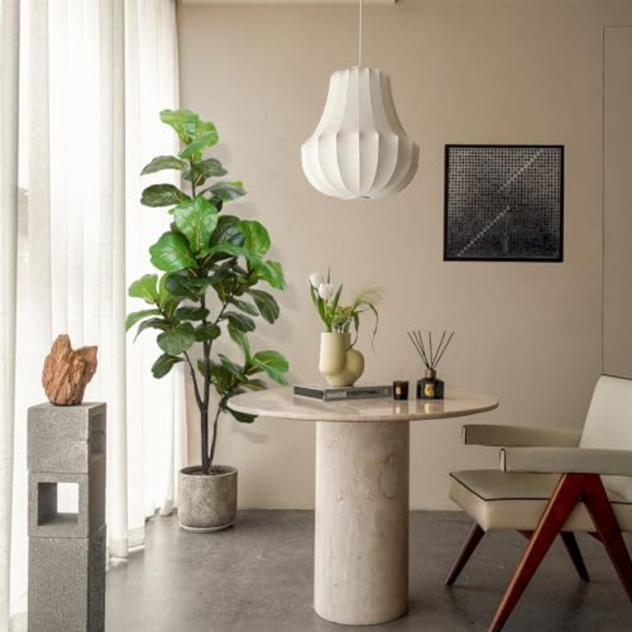 Artificial Fiddle Leaf Fig Tre - Ficus Lyrata Tree incelemesi ve fiyatı