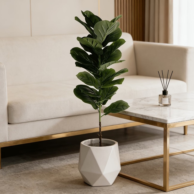 1Pc 100cm Artificial Ficus Lyr - Ficus Lyrata Tree incelemesi ve fiyatı