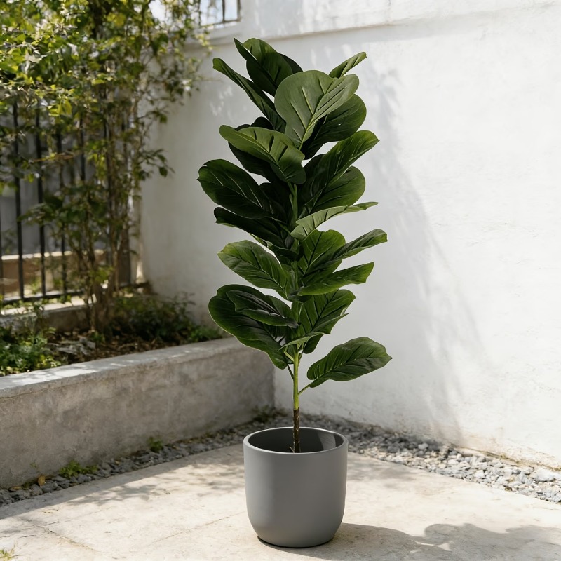 1Pc 100cm Artificial Ficus Lyr - Ficus Lyrata Tree incelemesi ve fiyatı
