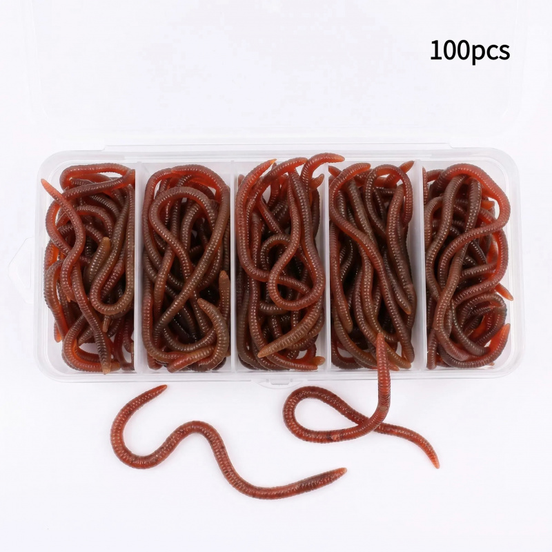100pcs Soft Lure Bass Bream Bl - Aglaonema Red incelemesi ve fiyatı