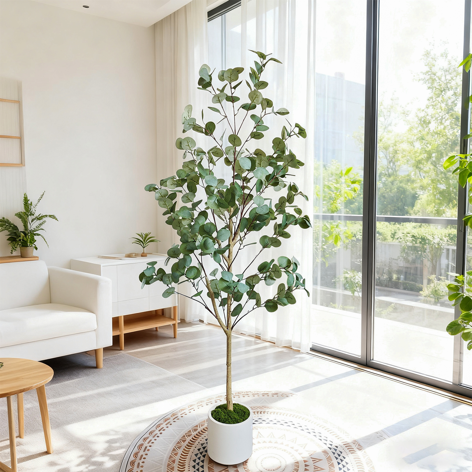 120-155Cm/5.1Ft Artificial Euc - Dracaena Marginata incelemesi ve fiyatı