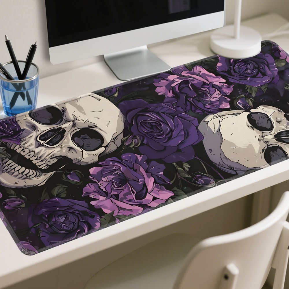 Gothic skull and purple flower - Tradescantia Purple incelemesi ve fiyatı